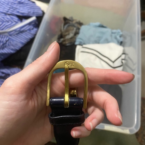 Blue vintage YSL branded belt - Picture 2 of 6